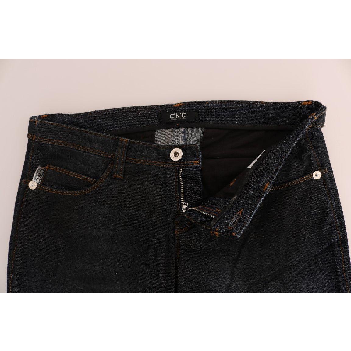 Costume National Svelte Dark Blue Slim Fit Jeans Costume National Black