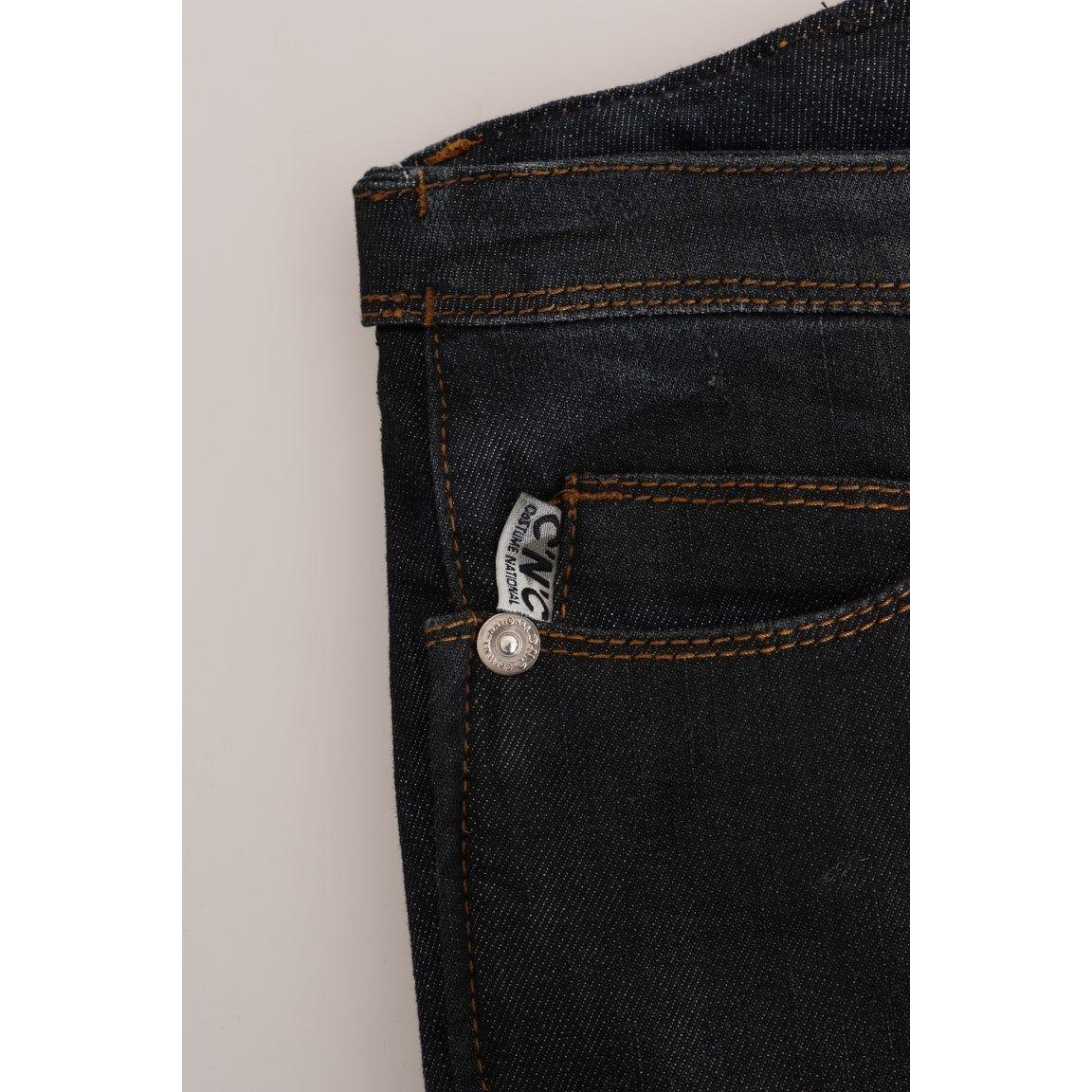 Costume National Svelte Dark Blue Slim Fit Jeans Costume National Black