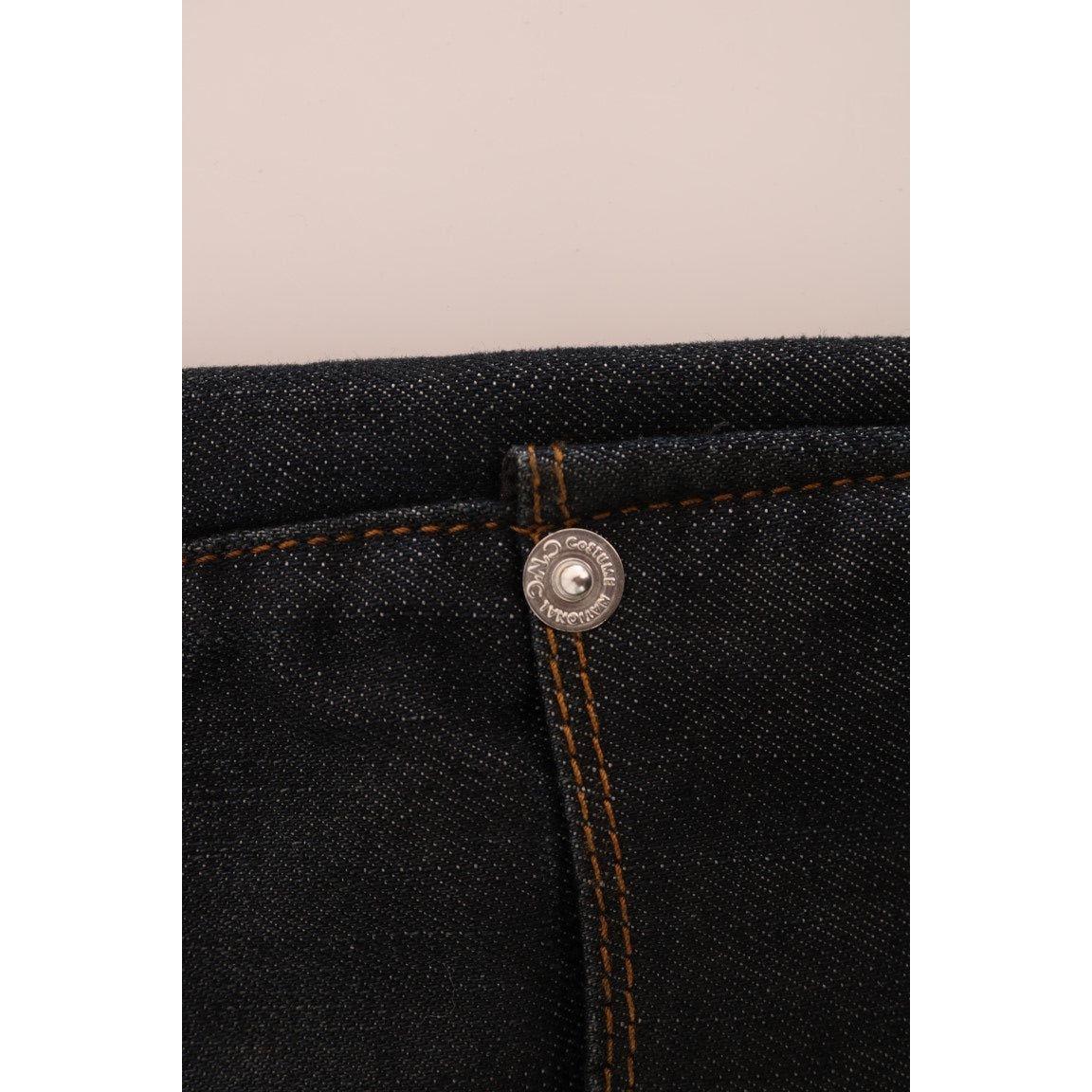 Costume National Svelte Dark Blue Slim Fit Jeans Costume National Black