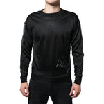 Dolce & Gabbana Black Polyester Pullover Sweatshirt Sweater