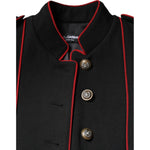 Dolce & Gabbana Black Single Breasted Trench Coat Jacket JKT4092-38