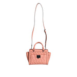 Michael Kors Peach Quilted Leather Logo Crossbody VIVIANNE Messenger Bag MK5006
