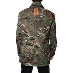 Dolce & Gabbana Multicolor Camouflage Collared Coat Jacket