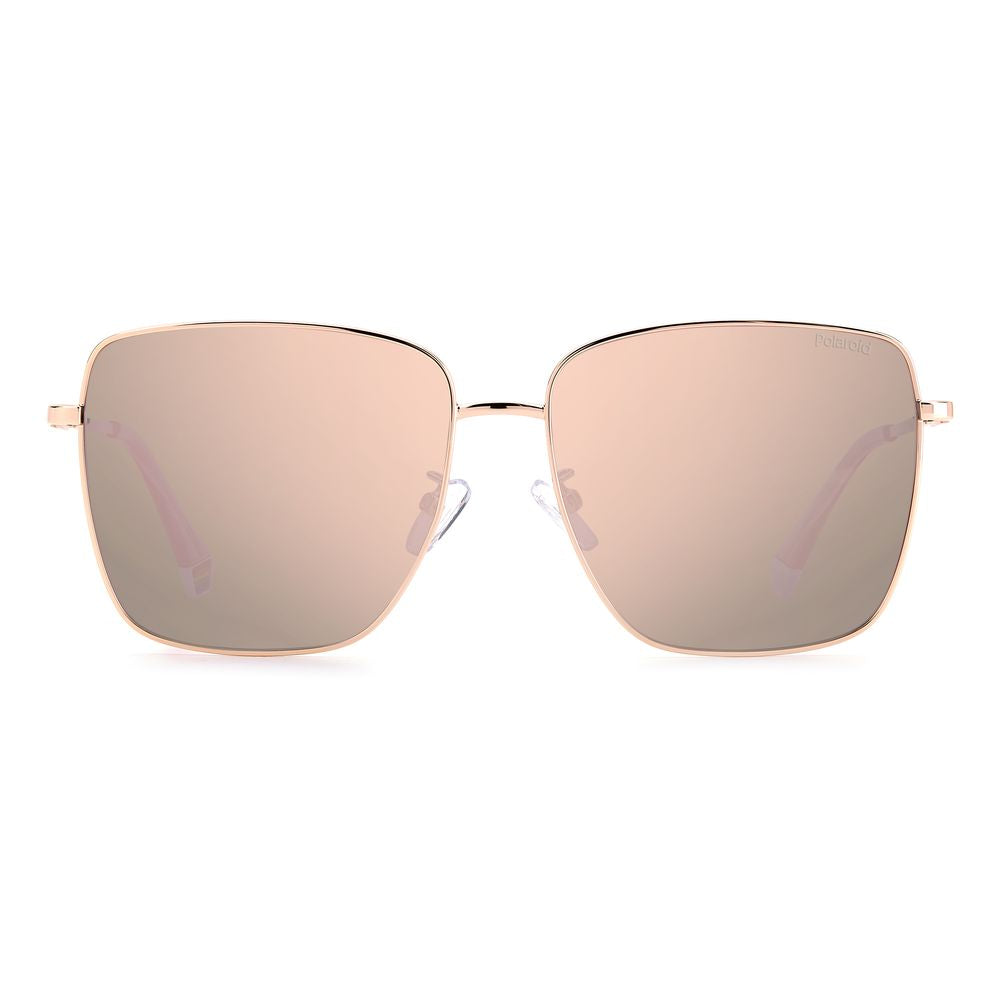 Polaroid Gold Metal Sunglasses Polaroid Gray