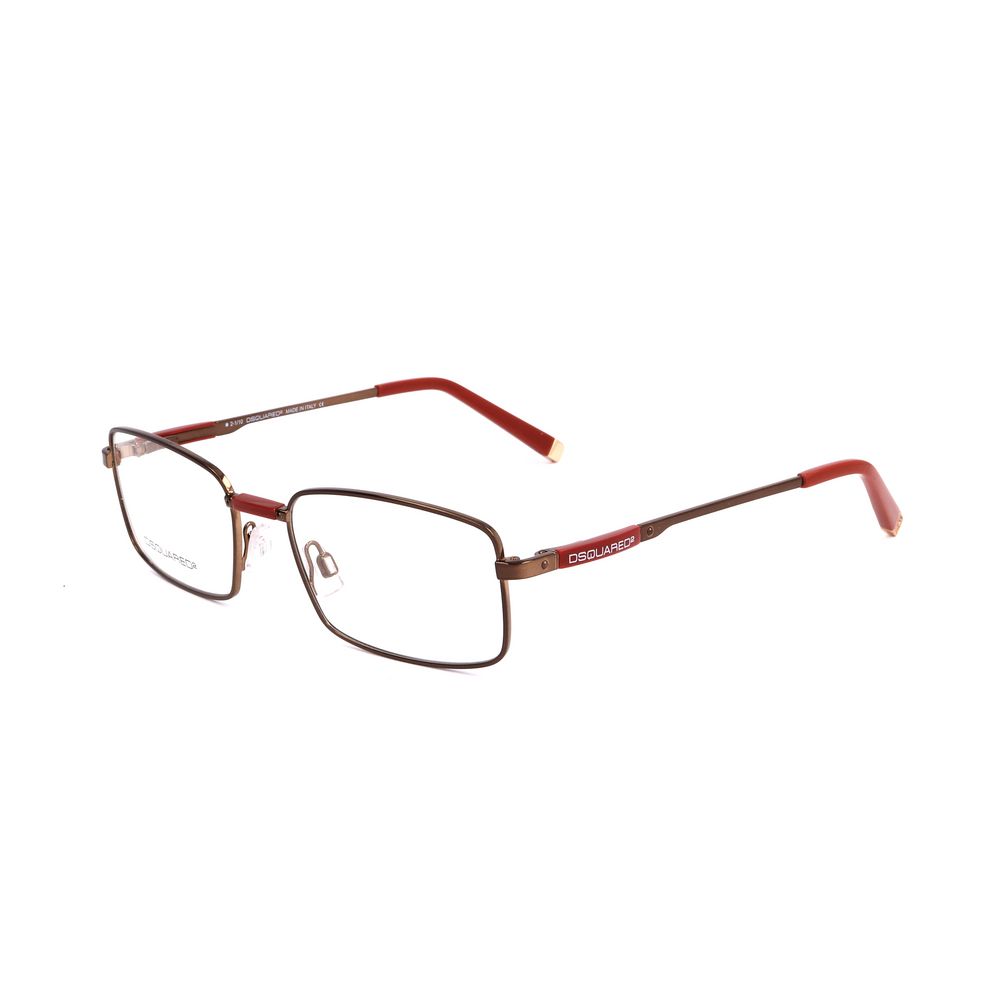 Dsquared² Brown Metal Glasses (Frames)