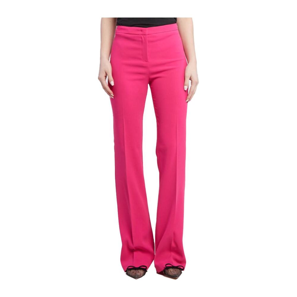 PINKO Fuchsia Polyester Jeans & Pant PINKO Violet Red