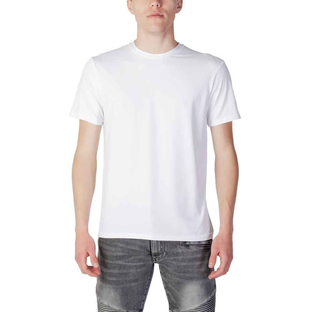 Suns White Polyester T-Shirt Suns Light Gray