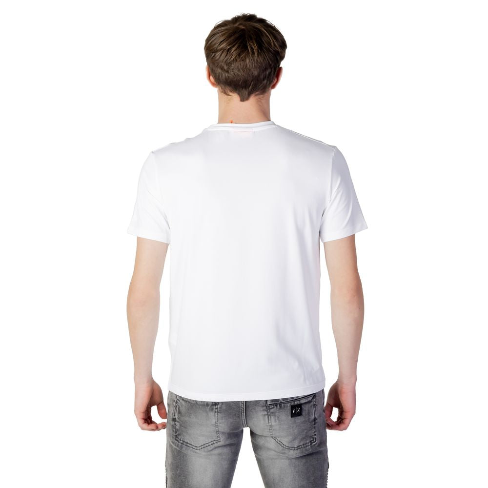 Suns White Polyester T-Shirt Suns Antique White