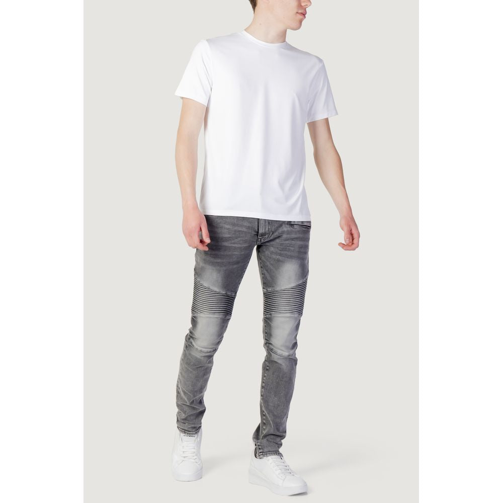 Suns White Polyester T-Shirt Suns Light Gray