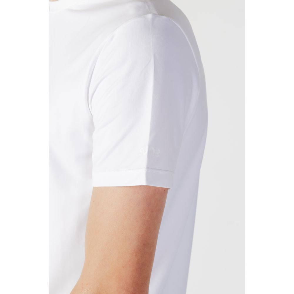 Suns White Polyester T-Shirt Suns Lavender