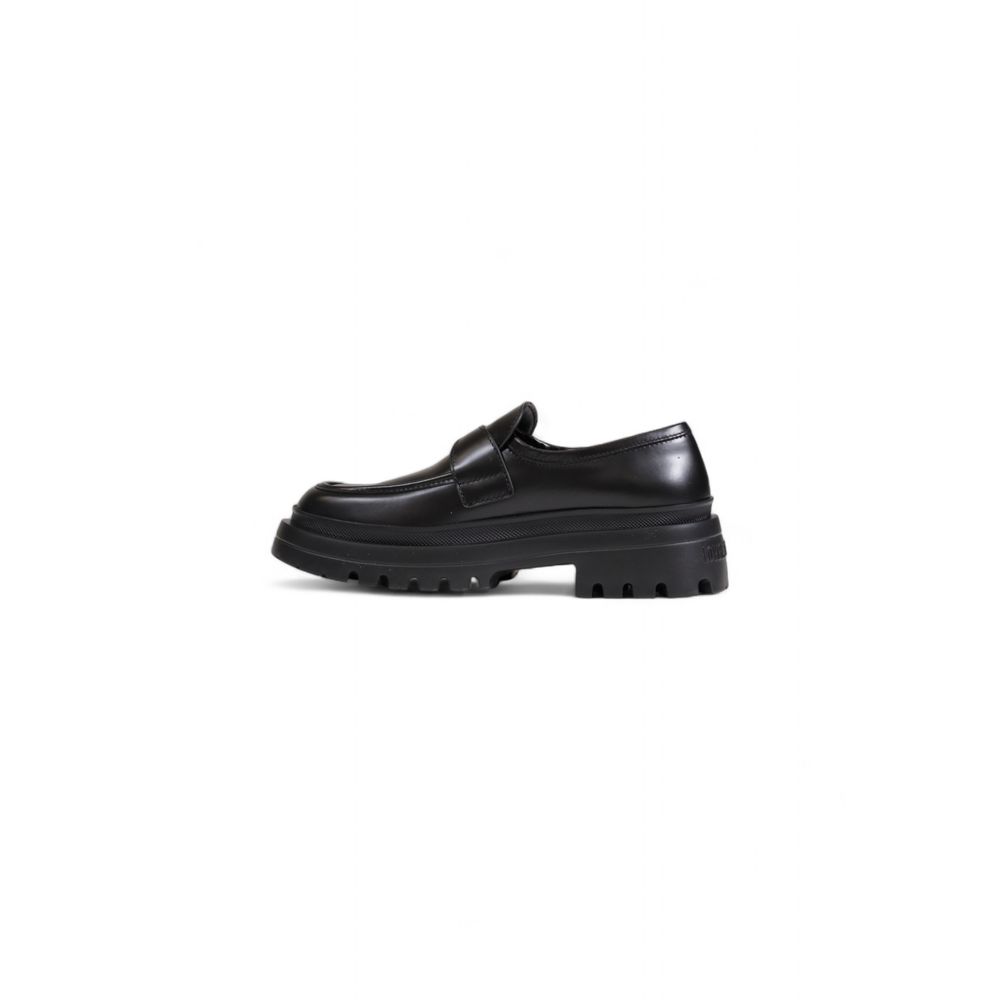 Love Moschino Black Polyethylene Flat Shoe Love Moschino Dark Slate Gray
