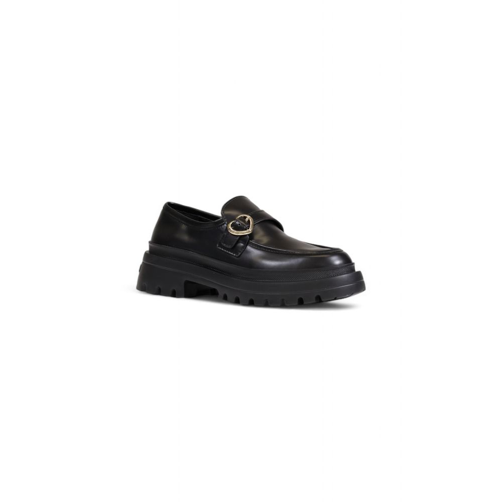 Love Moschino Black Polyethylene Flat Shoe Love Moschino Dark Slate Gray