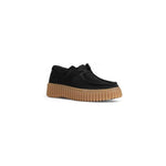 Clarks Black Suede Leather Platform CL-14722400009-EU36/US6