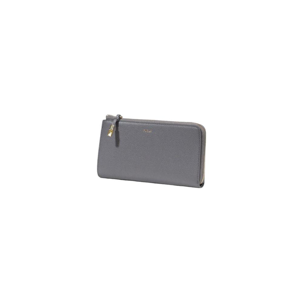 Furla Gray Leather Wallet Furla Dim Gray