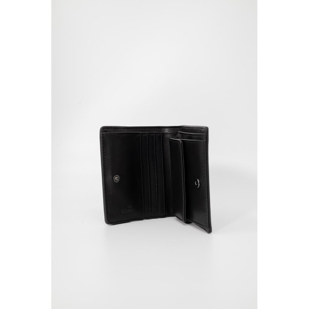 Love Moschino Black Polyethylene Wallet Love Moschino Lavender