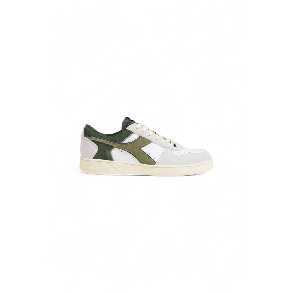 Diadora Green Leather Sneaker Diadora Antique White