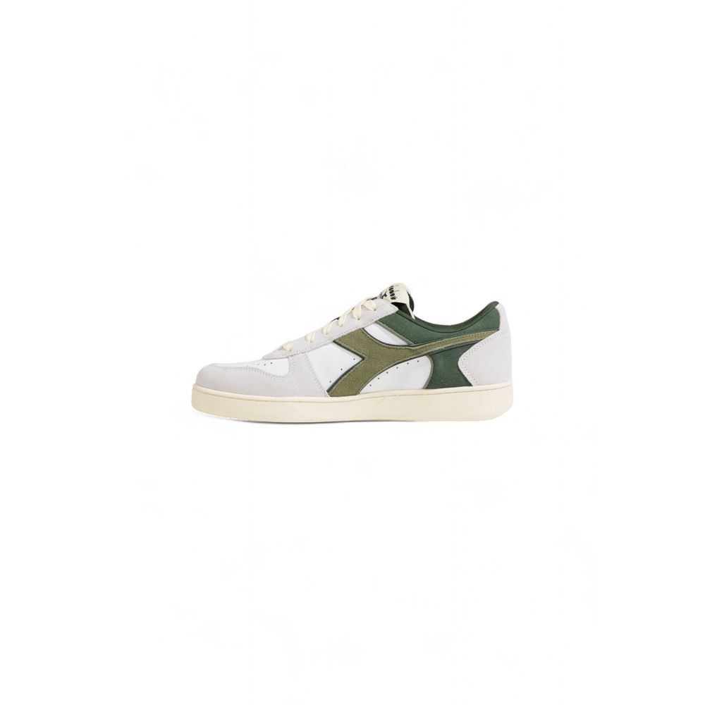 Diadora Green Leather Sneaker Diadora Light Gray