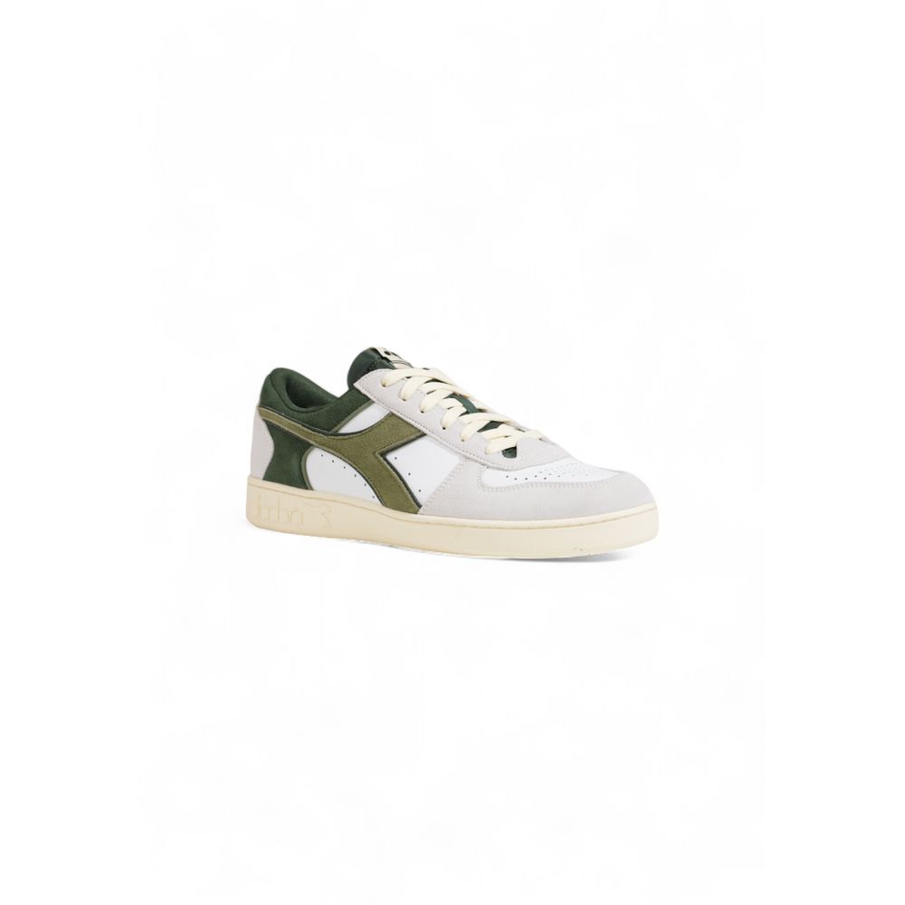 Diadora Green Leather Sneaker Diadora Light Gray
