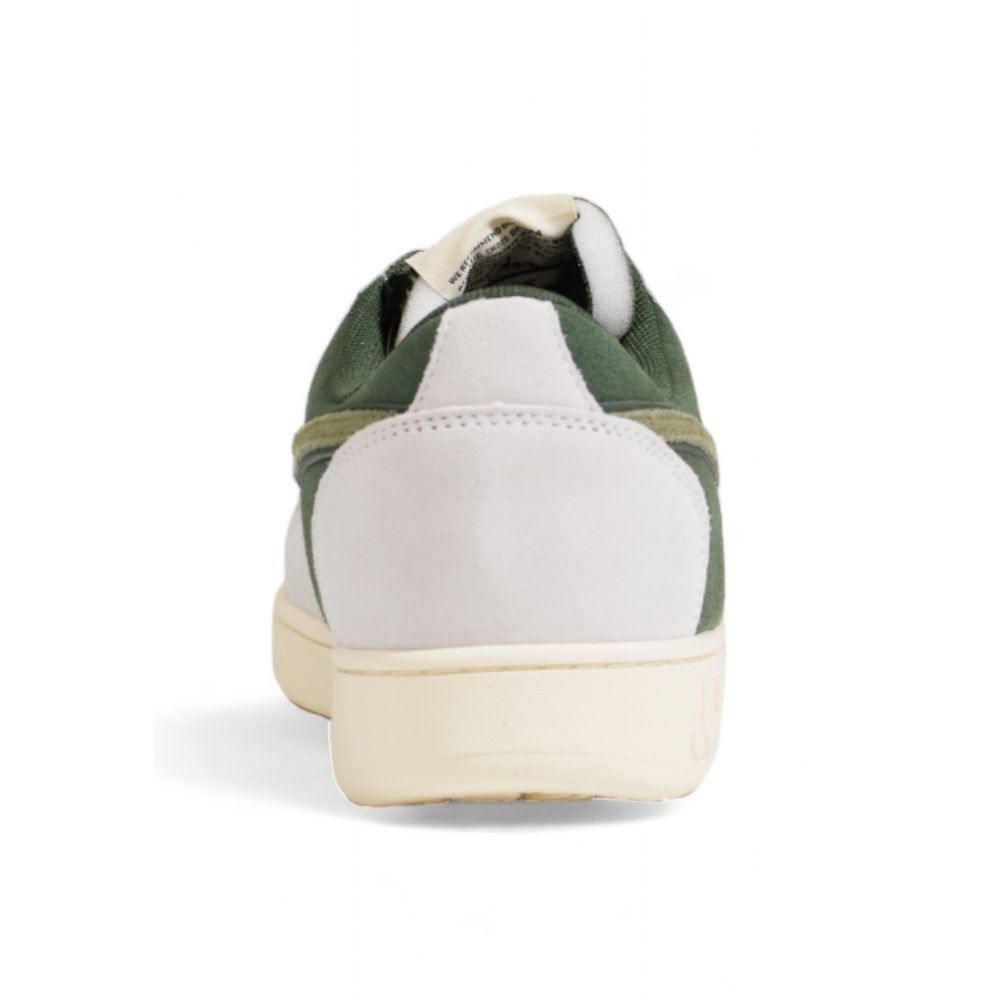 Diadora Green Leather Sneaker Diadora Light Gray