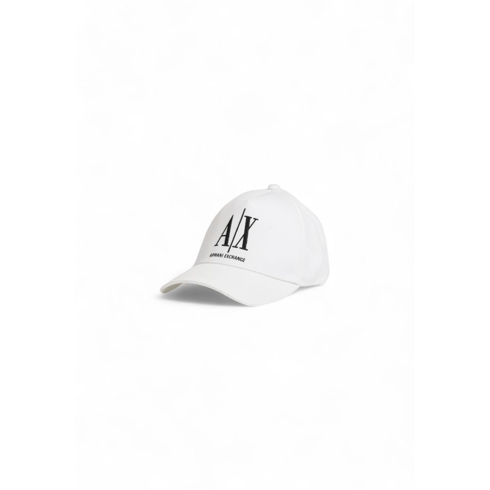 Armani Exchange White Cotton Hats & Cap Armani Exchange Lavender