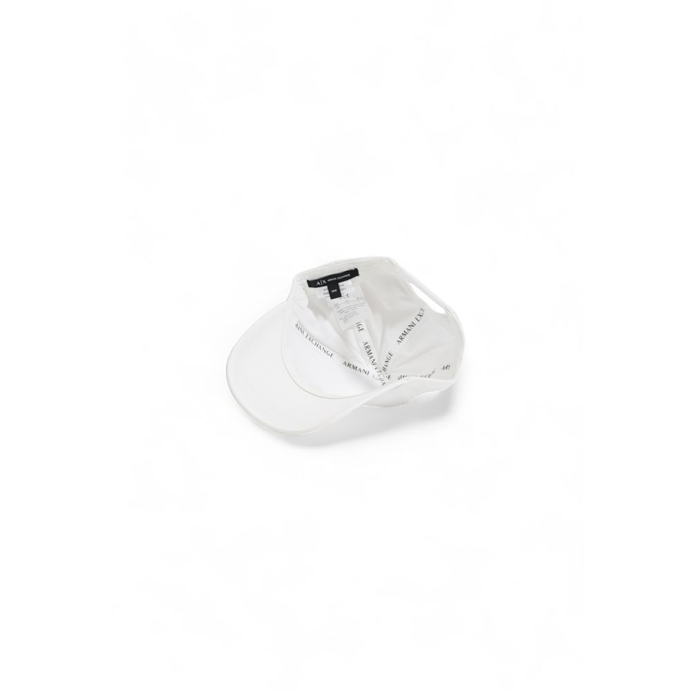 Armani Exchange White Cotton Hats & Cap Armani Exchange Lavender