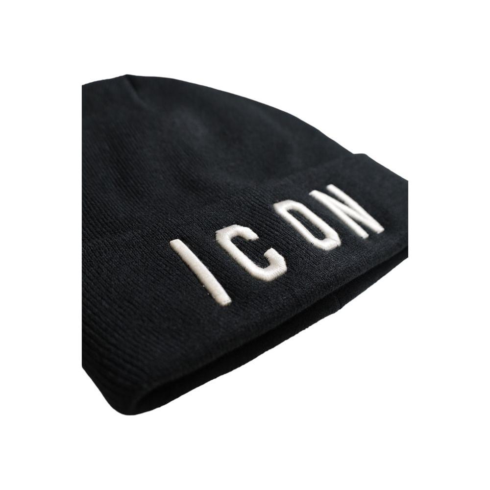 Icon Black Acrylic Hats & Cap Icon Black