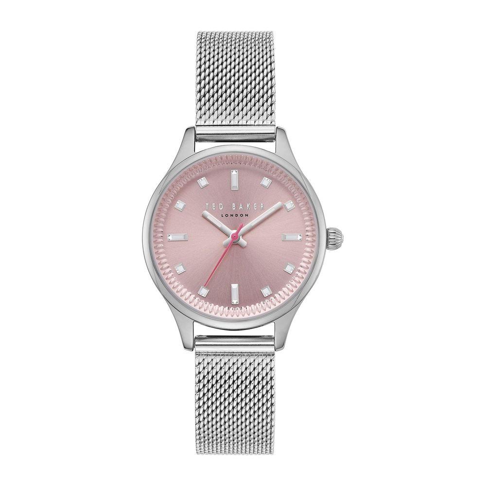 Ted Baker Silver Steel Watch Ted Baker Gray