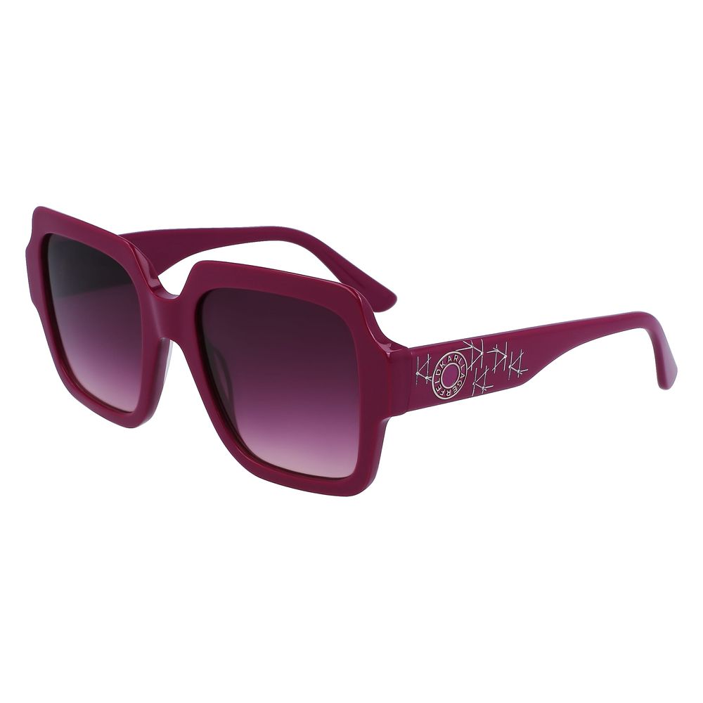 Karl Lagerfeld Gray Acetate Sunglasses Karl Lagerfeld Dark Slate Gray