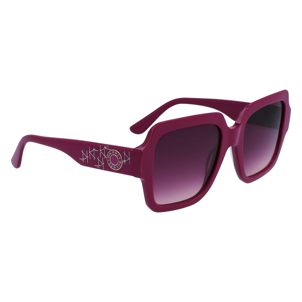 Karl Lagerfeld Gray Acetate Sunglasses Karl Lagerfeld Dark Slate Gray