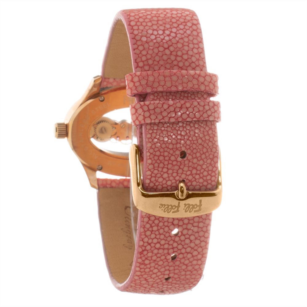 Folli Follie Multicolor Leather Dress Watch