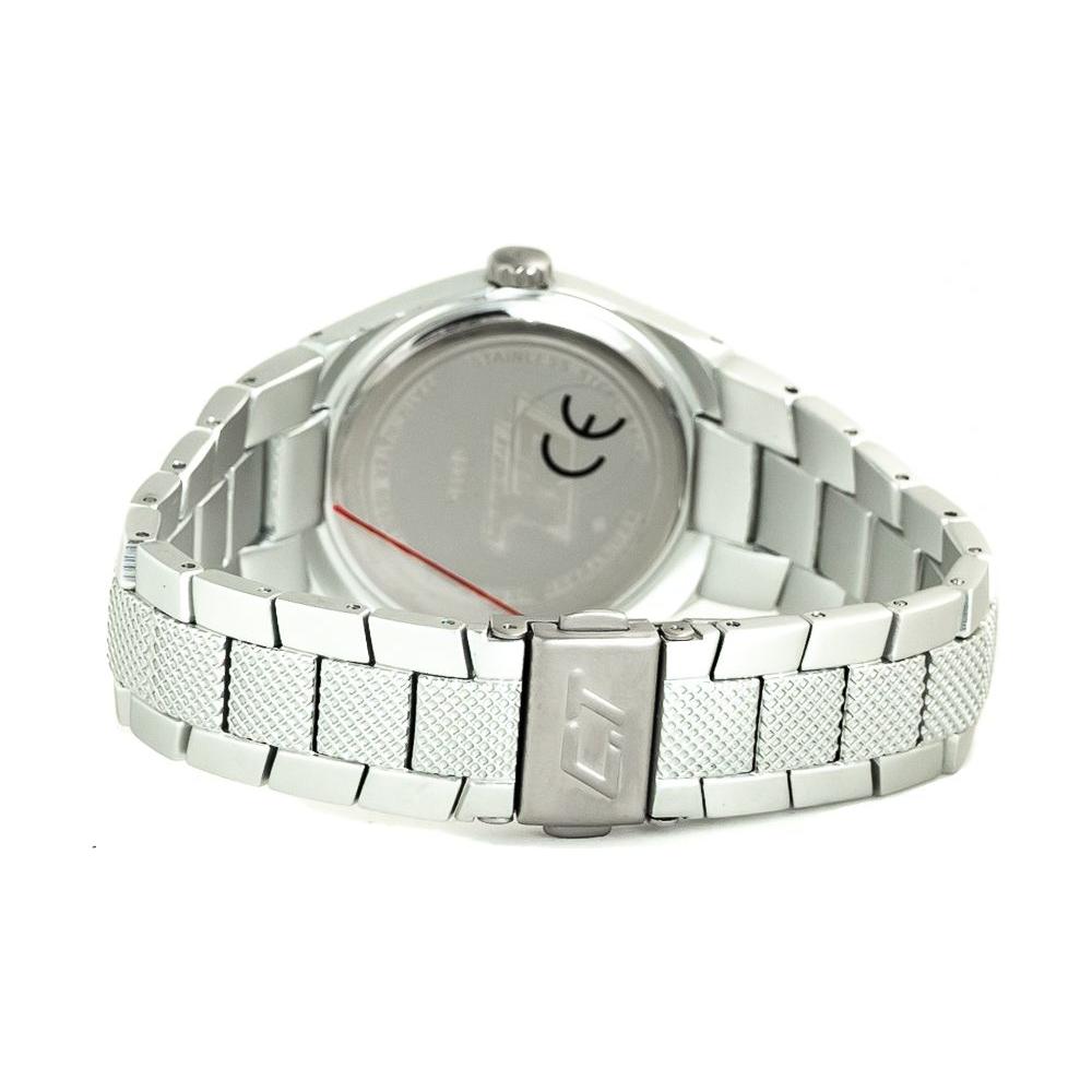 Chronotech Silver Stainless Steel Watch Chronotech Light Gray