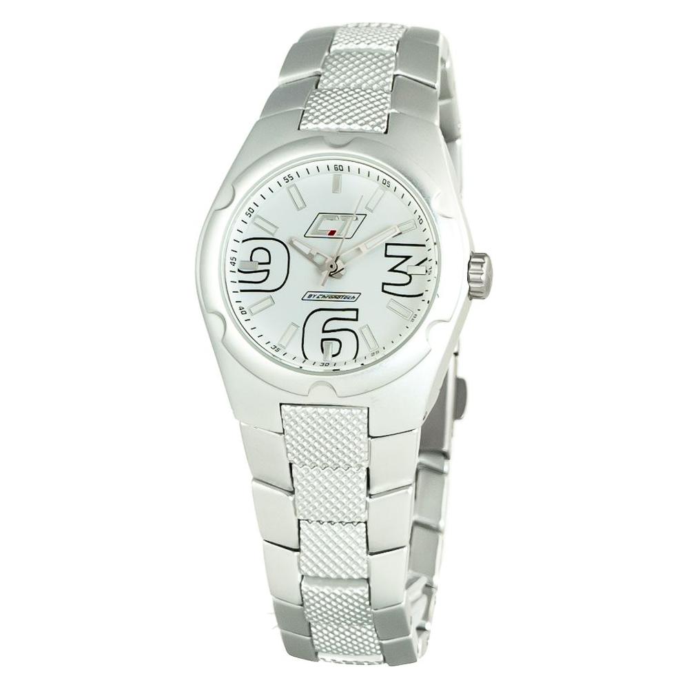 Chronotech Silver Steel Watch Chronotech Light Gray