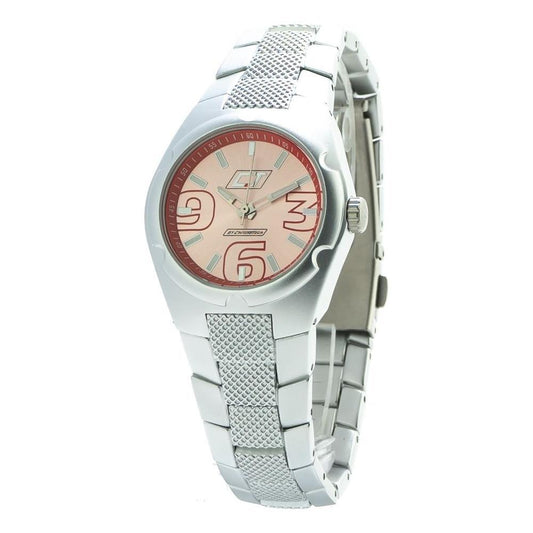 Chronotech Silver Polycarbonate Watch