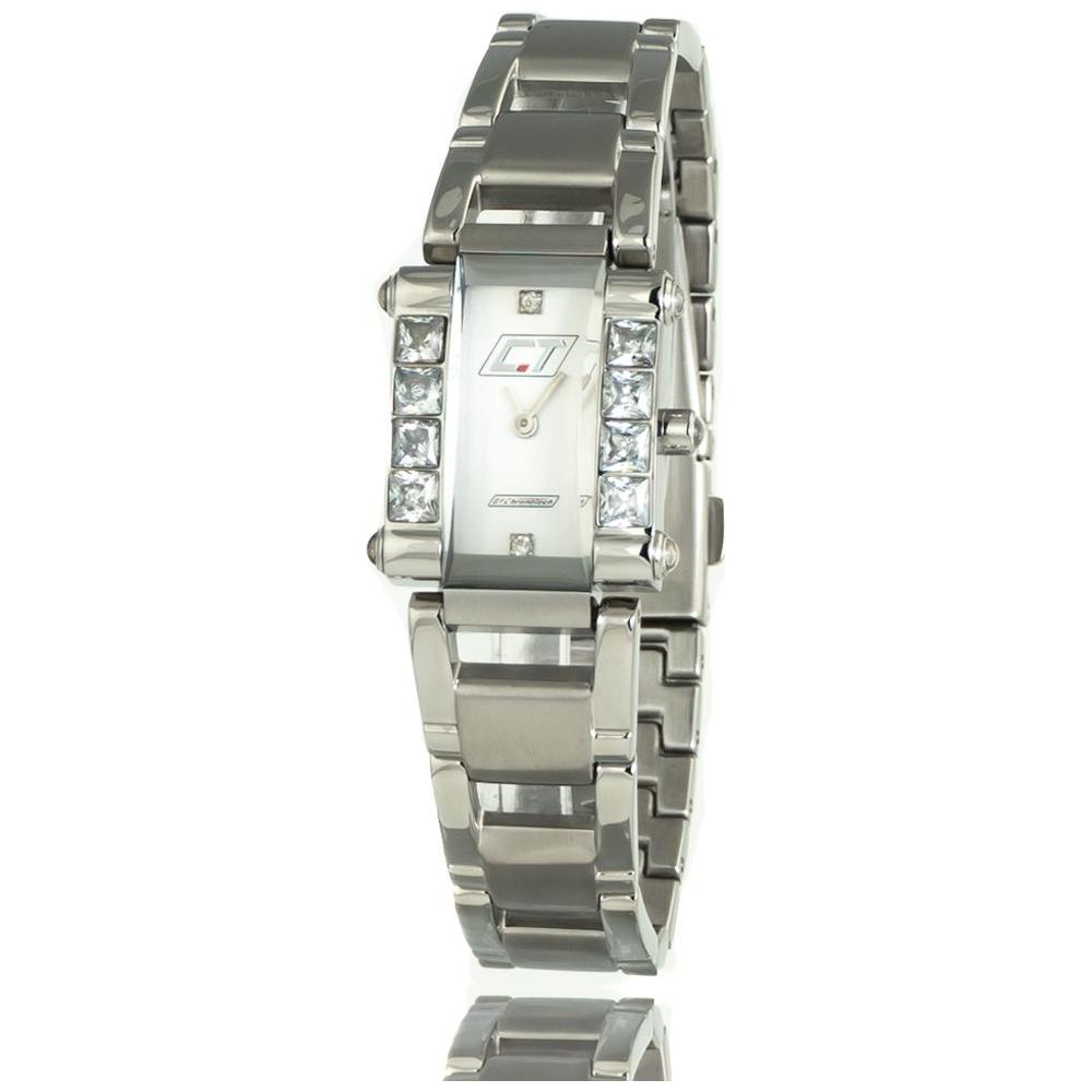 Chronotech Silver Steel Watch Chronotech Light Slate Gray