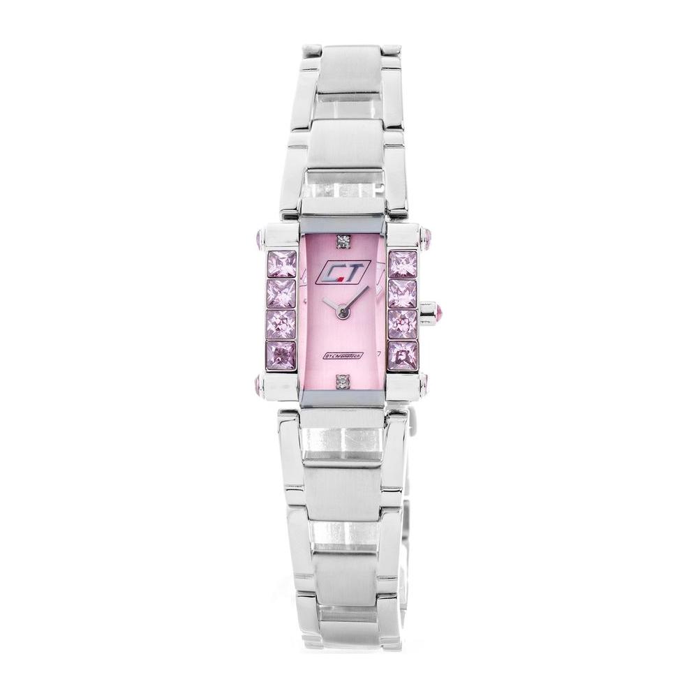 Chronotech Silver Stainless Steel Watch Chronotech Light Gray