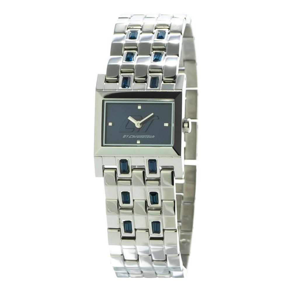 Chronotech Silver Stainless Steel Watch Chronotech Gray