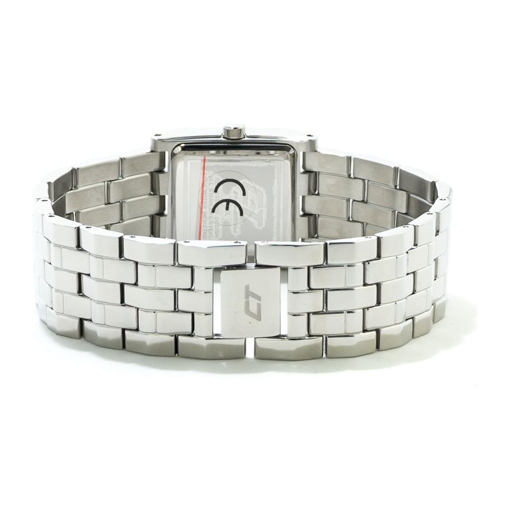 Chronotech Silver Stainless Steel Watch Chronotech Light Gray
