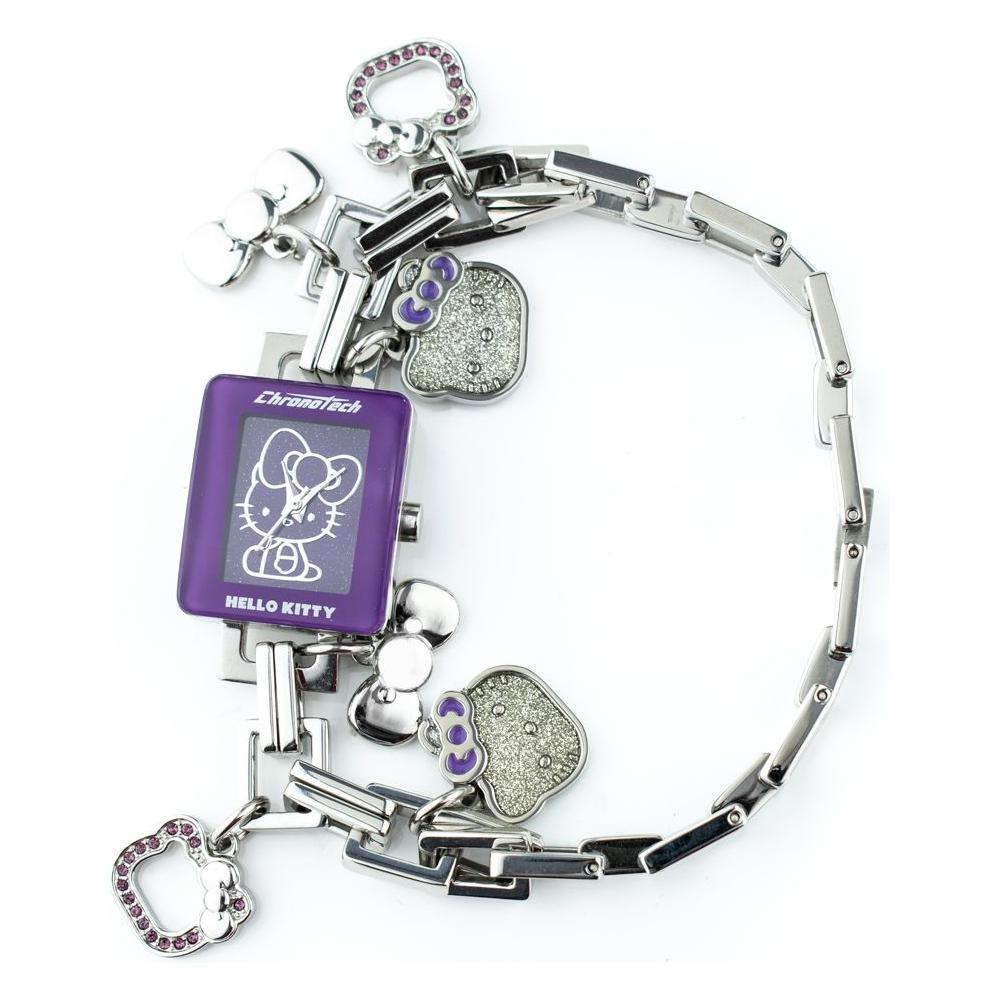 Chronotech Silver Stainless Steel Watch Chronotech Lavender