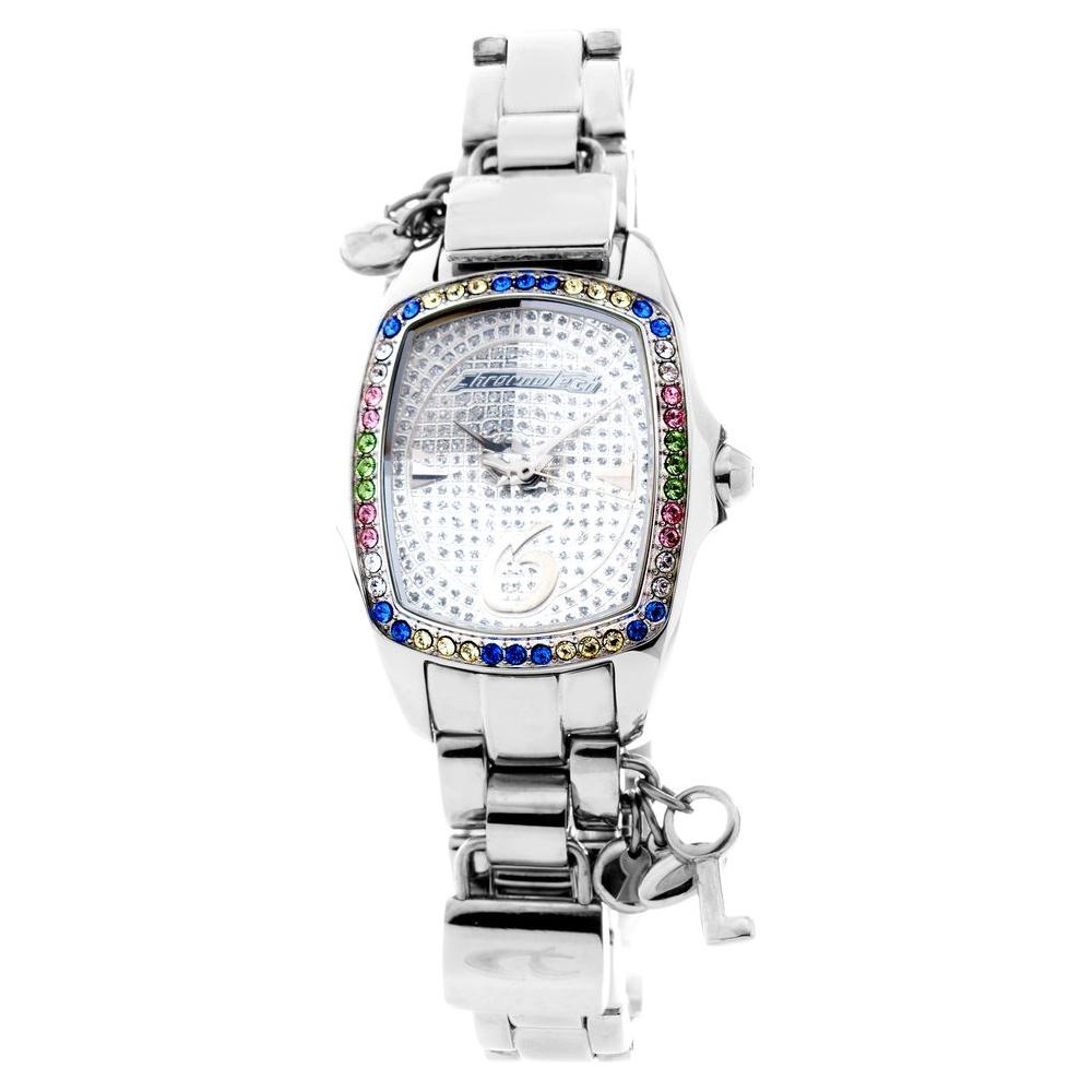 Chronotech Silver Stainless Steel Watch Chronotech Light Gray