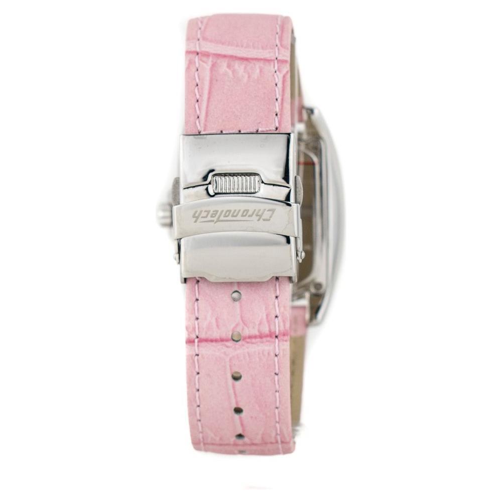Chronotech Multicolor Leather Dress Watch