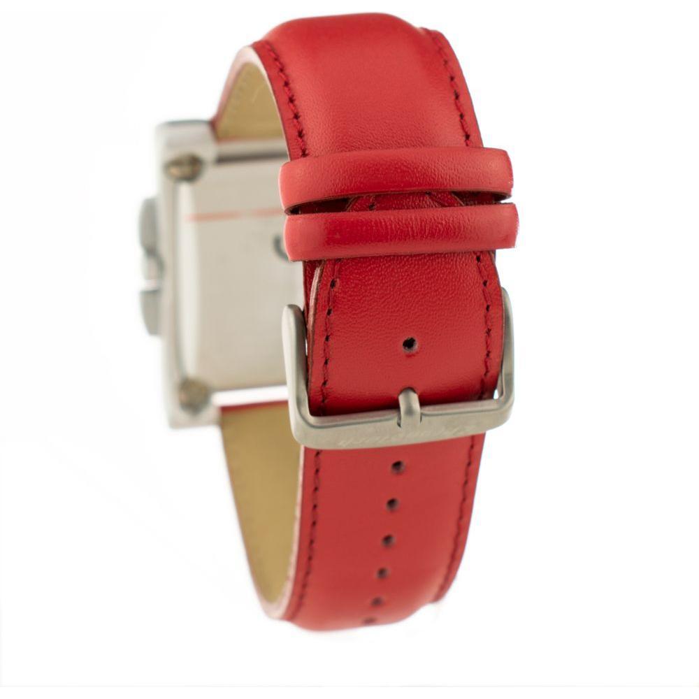 Chronotech Multicolor Leather Dress Watch