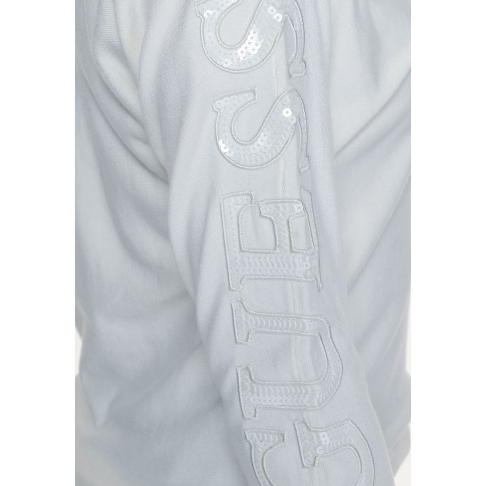 Guess White Viscose Tops & T-Shirt Guess Gray