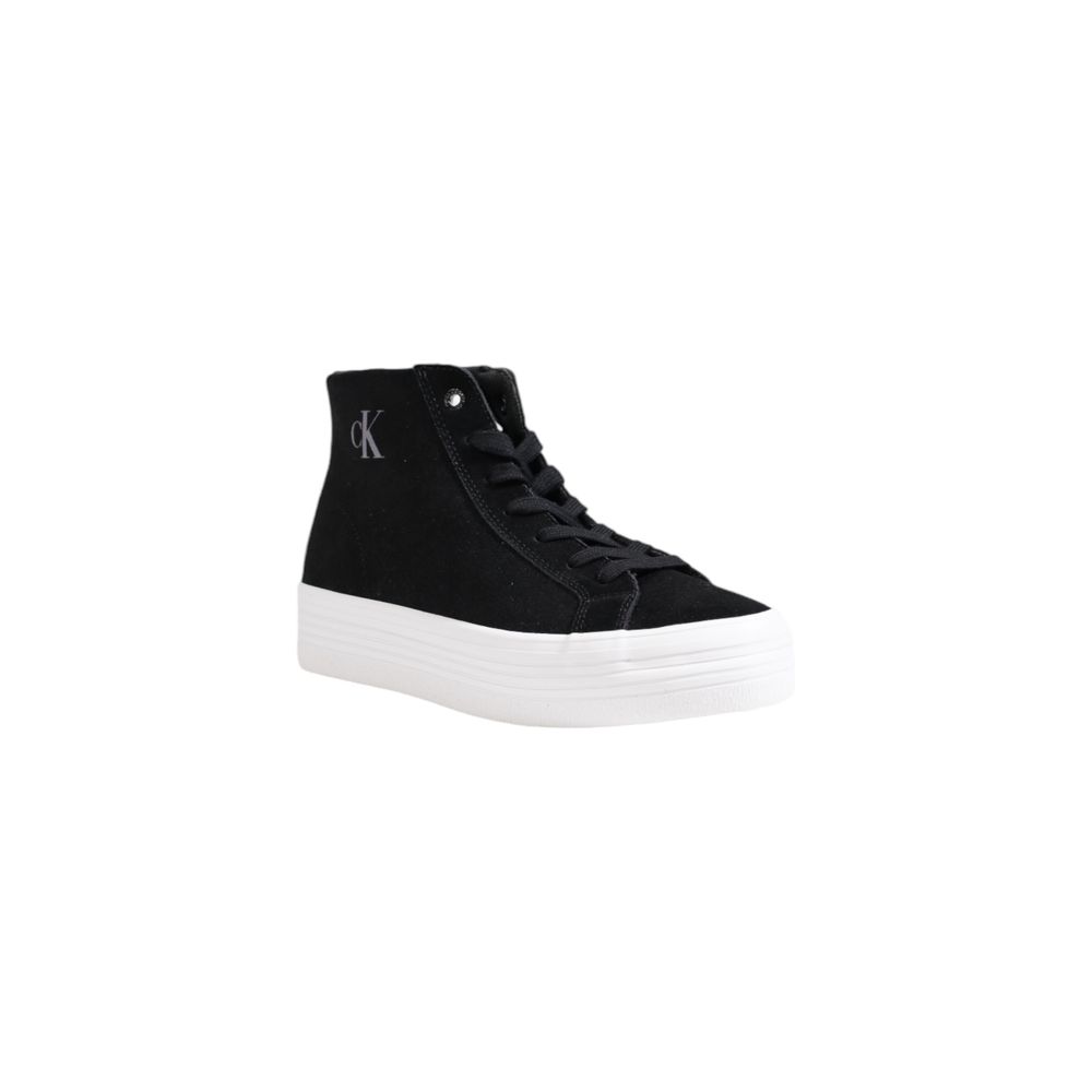 Calvin Klein Jeans Black Suede Leather Sneaker Calvin Klein Jeans Black