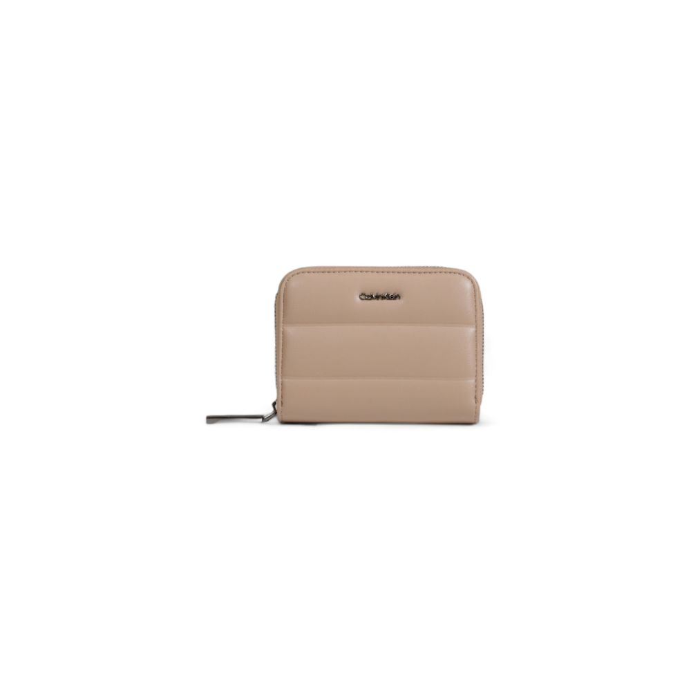Calvin Klein Gray Artificial Leather Wallet Calvin Klein Rosy Brown