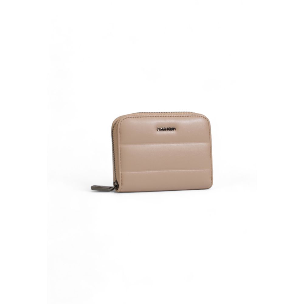 Calvin Klein Gray Artificial Leather Wallet Calvin Klein Rosy Brown