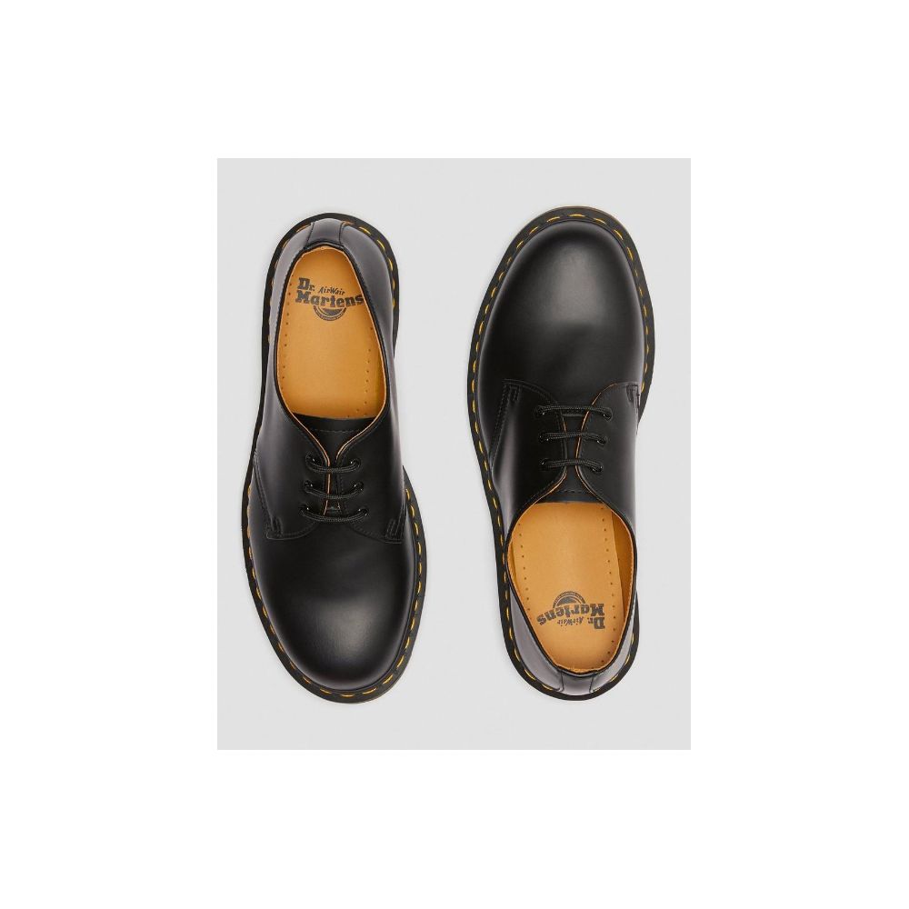 Dr. Martens Black Leather Platform