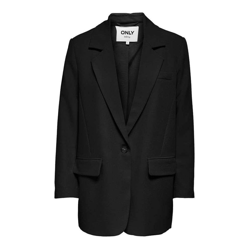 Only Black Polyester Suits & Blazer Only Black