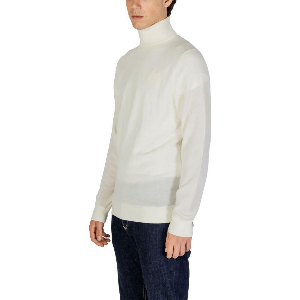 Calvin Klein Jeans Cream Wool Turtleneck CA-9138600143-IT48 | L