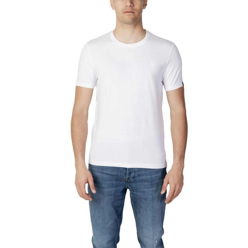 U.S. POLO ASSN. White Cotton T-Shirt U.S. POLO ASSN. Dark Slate Gray