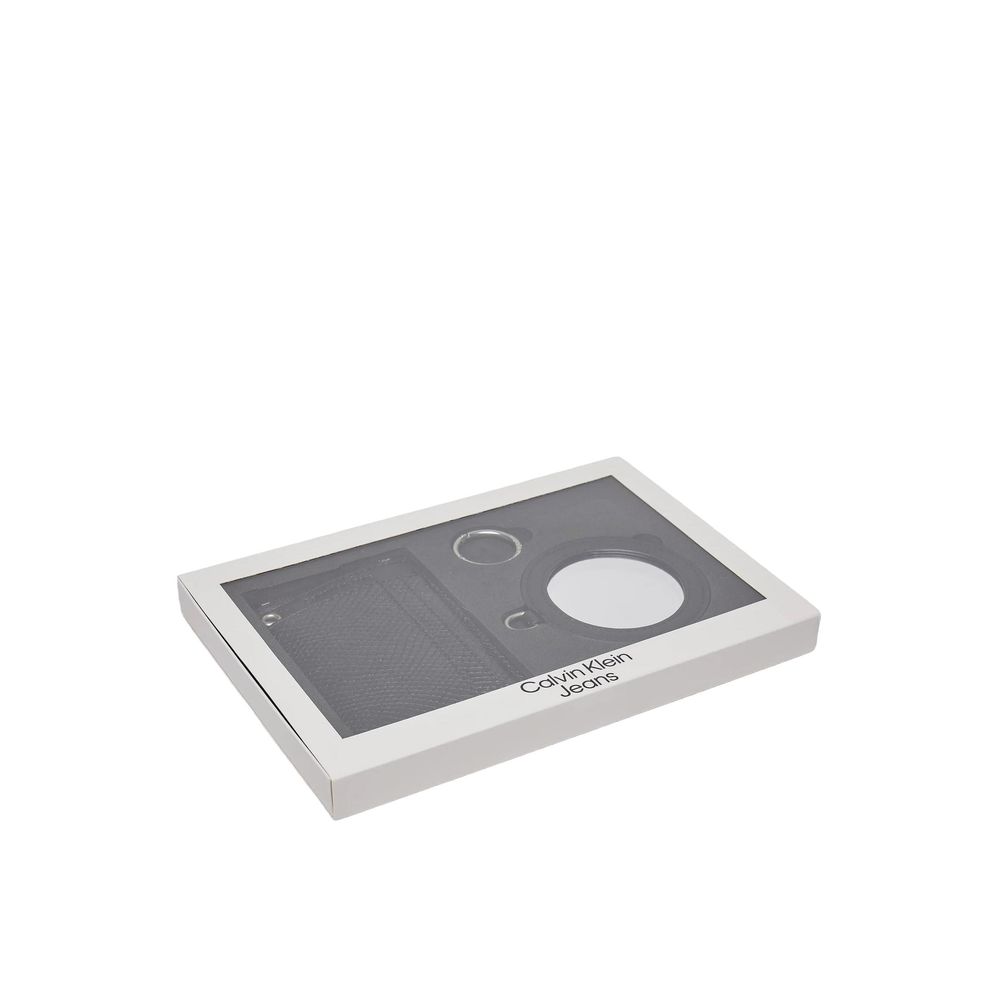 Calvin Klein Jeans Black Polyethylene Wallet Calvin Klein Jeans Light Gray